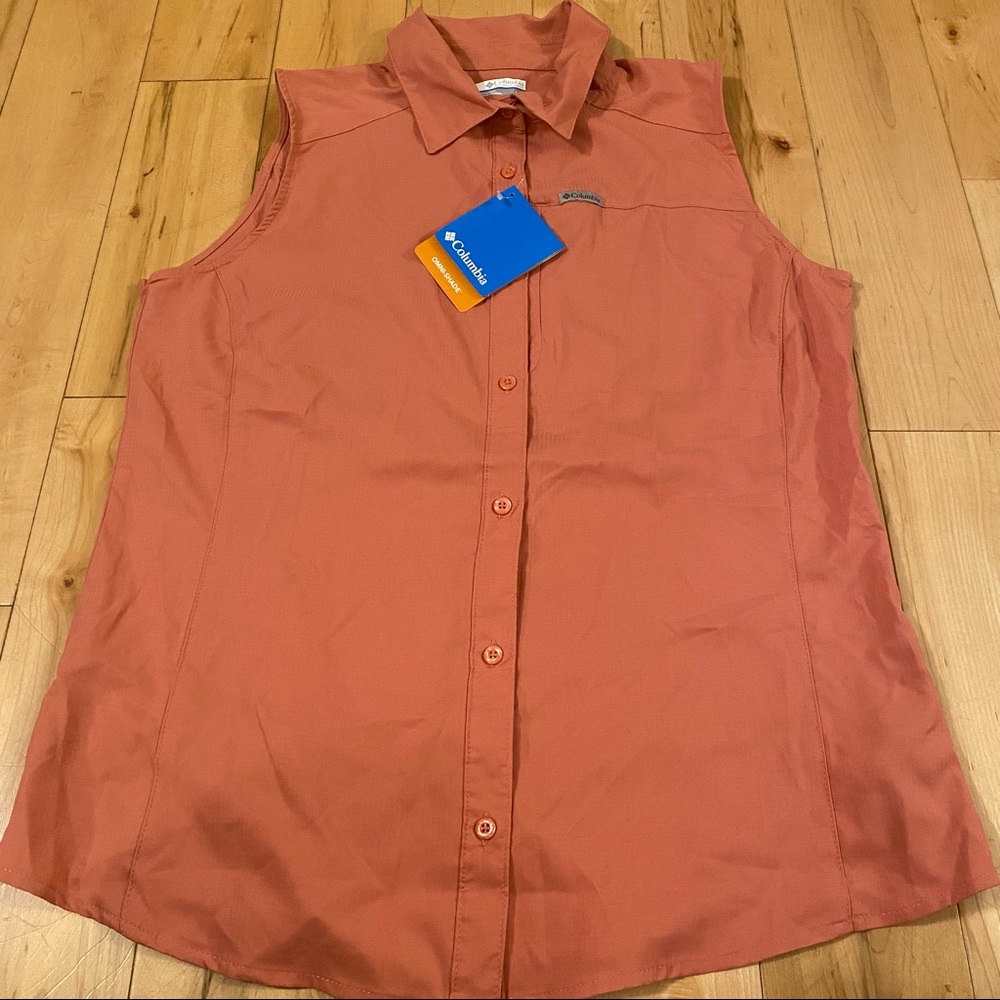 Columbia Omni-Shade Button Down Tank